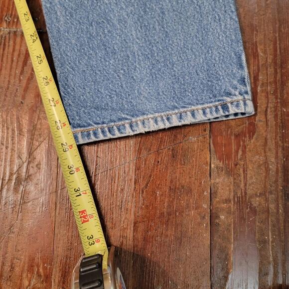 Custom One of One Levi Orange Tab Jeans - Picture 6 of 7